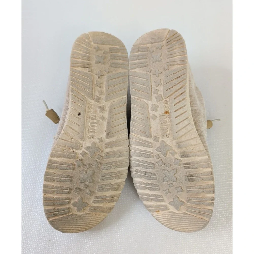 Hey Dude Wendy Slip On Shoe Loafer Womens 9 Beige Casual Lightweight‎ Beachy